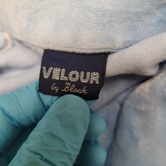 Vintage 70s Velour Chest Stripe Pullover Sweater Womens L/XL USA - Picture 11 of 11